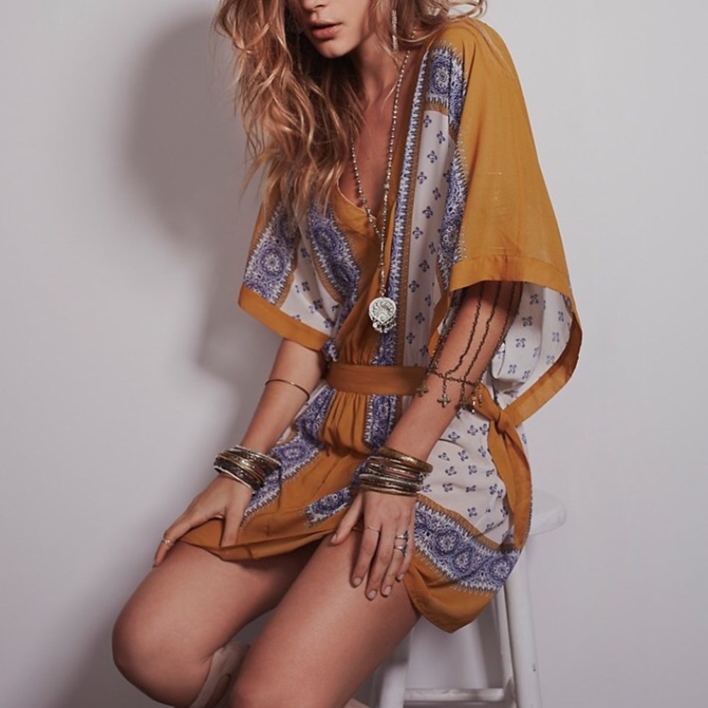 Free People Santa Cruz Dress Size M